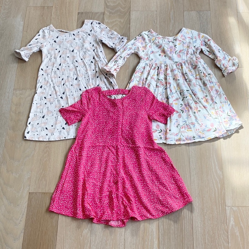 Set of 3 Long Sleeve Dresses